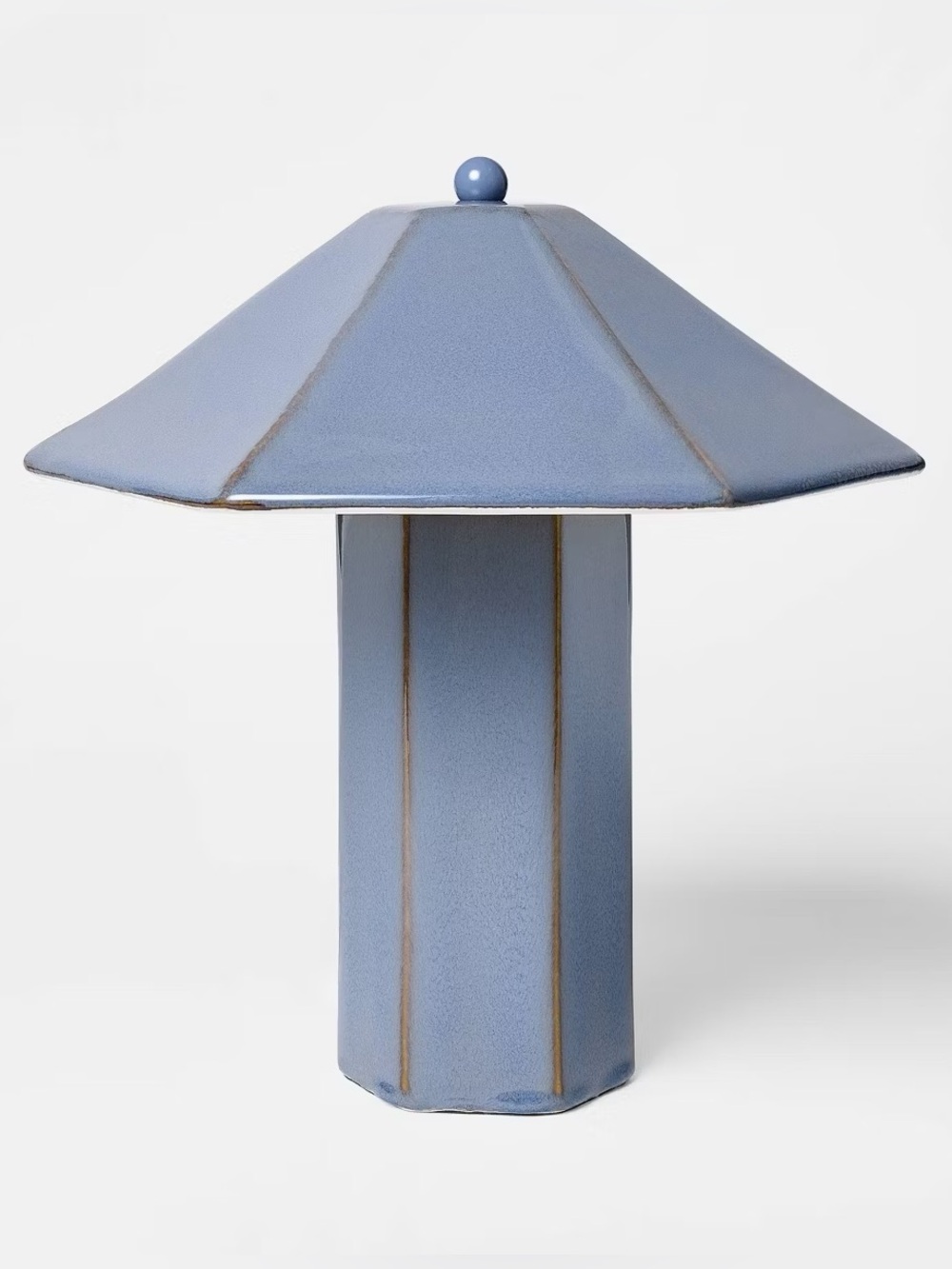 Ceramic Table Lamp Blue - Thresholdโข designed with Studio McGee